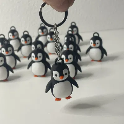 Móc khóa hình chim cánh cụt