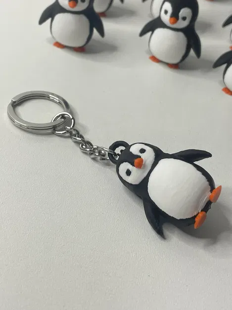 Móc khóa hình chim cánh cụt - Image 4