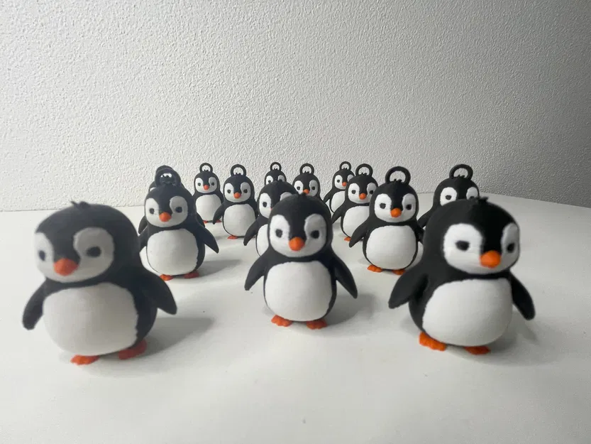 Móc khóa hình chim cánh cụt - Image 7