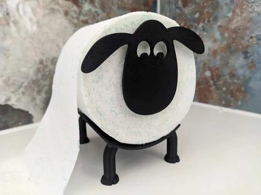 Con Dê hoặc Cừu Nhả Giấy Vệ Sinh Hoạt Động - Image 1