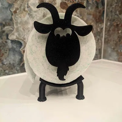 Con Dê hoặc Cừu Nhả Giấy Vệ Sinh Hoạt Động