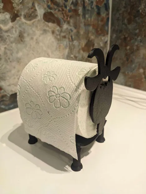 Con Dê hoặc Cừu Nhả Giấy Vệ Sinh Hoạt Động - Image 4