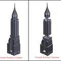 Mô hình Tòa nhà Chrysler ở New York - Thumbnail 1