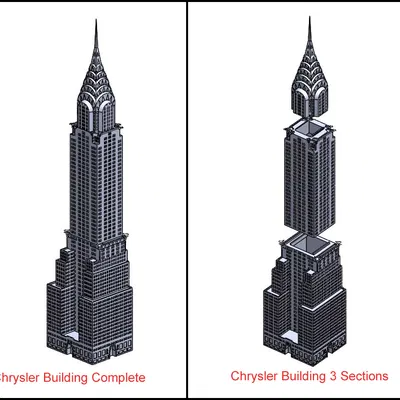 Mô hình Tòa nhà Chrysler ở New York