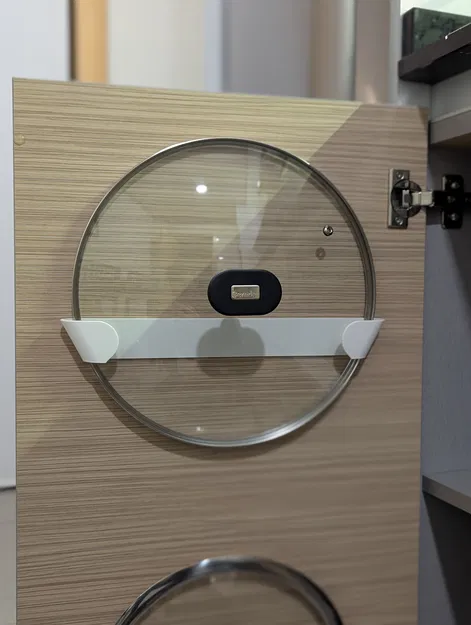 Giá Đỡ Vung Nồi Gắn Cánh Tủ (Dán) - Image 3