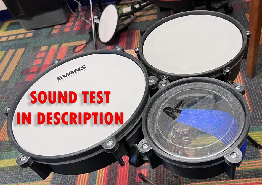 Trống có thể điều chỉnh kích thước 6, 8, 10, 12, 13, 14 inch kèm phụ kiện - Image 1