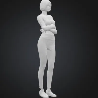 Mô hình mini nhân vật nữ