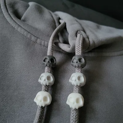 Hạt dây rút hình đầu lâu dễ thương