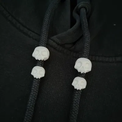 Hạt dây rút hình đầu lâu dễ thương