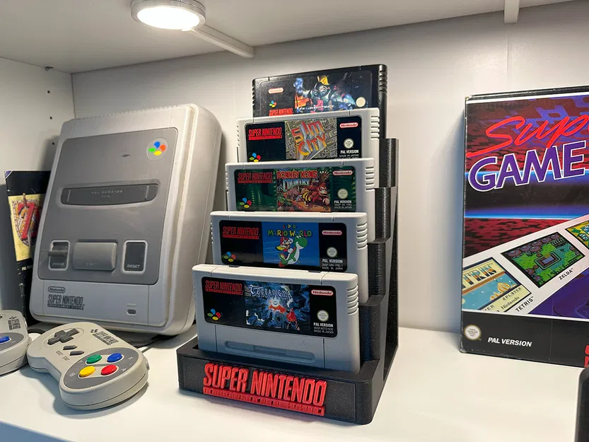 Đế trưng bày băng game Super Nintendo SNES - Image 2