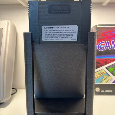 Đế trưng bày băng game Super Nintendo SNES