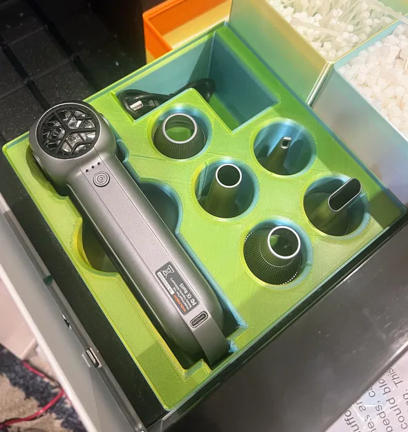 Hộp Gridfinity cho Máy Thổi Bụi Điện Wolfbox MF100 - Image 1