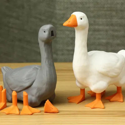 Mô hình "Goooose" - Chú ngỗng bốn chân độc đáo