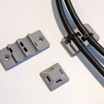 Quản lý dây cáp bàn làm việc - Kẹp giữ dây rút