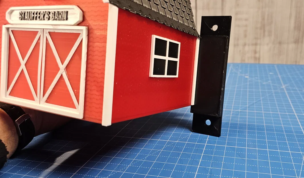 Chuồng chim nhà kho màu đỏ - Image 4