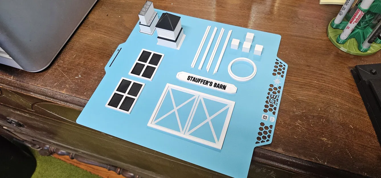 Chuồng chim nhà kho màu đỏ - Image 10