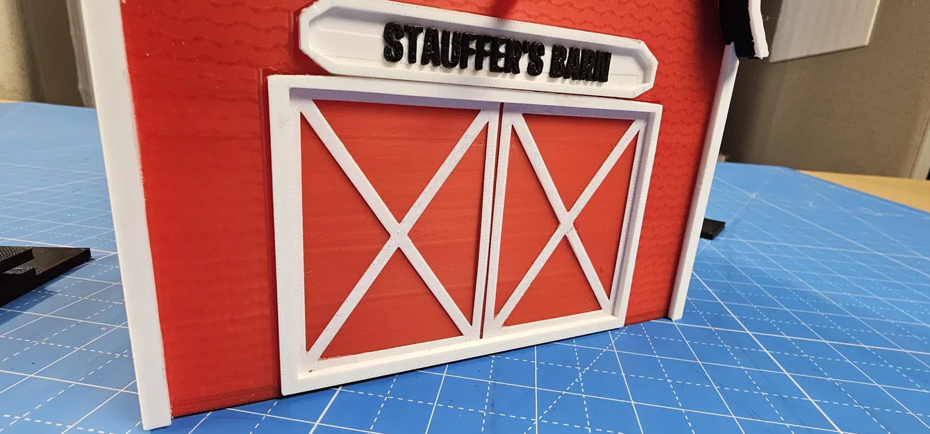 Chuồng chim nhà kho màu đỏ - Image 11