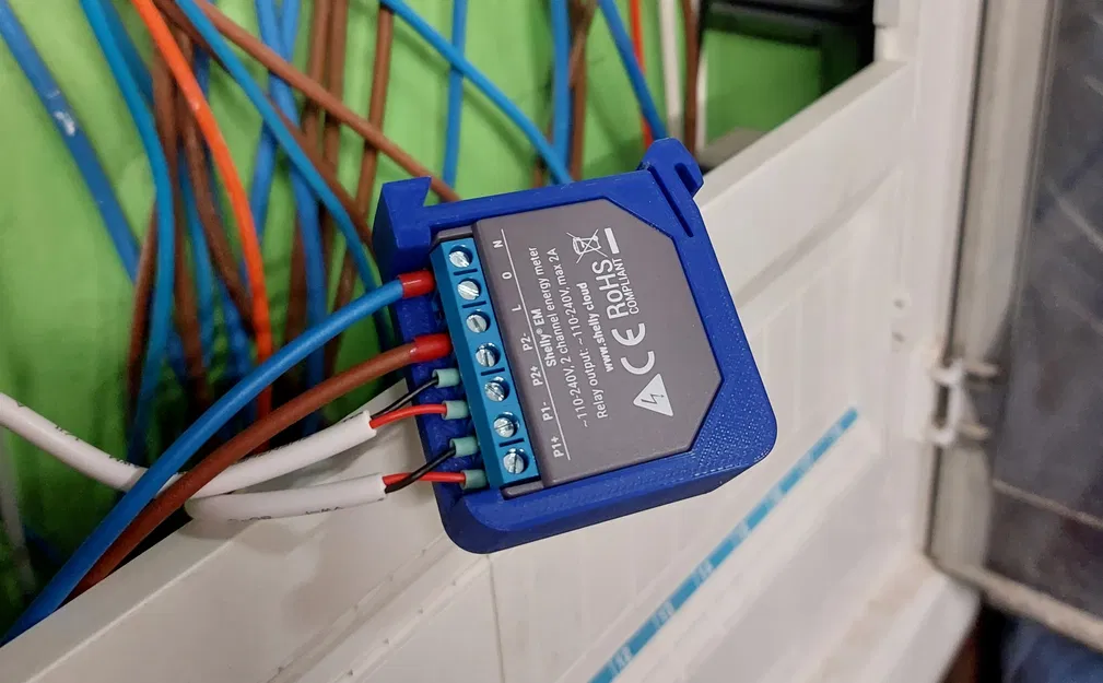 Giá Đỡ Ray DIN 35mm Cho Shelly EM - Image 2