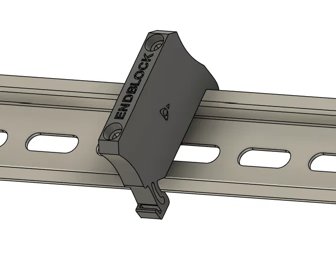 Cục chặn cuối thanh ray DIN cho terminal - Image 2