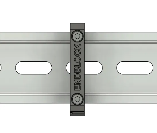 Cục chặn cuối thanh ray DIN cho terminal - Image 3