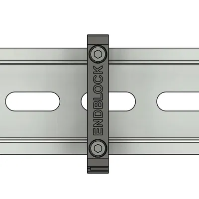 Cục chặn cuối thanh ray DIN cho terminal