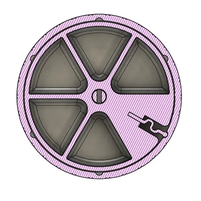 Hộp Đựng Đồ Câu Cá Xoay