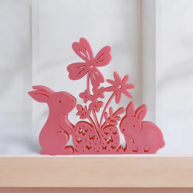 Trang Trí Thỏ Phục Sinh Với Trứng - Image 1