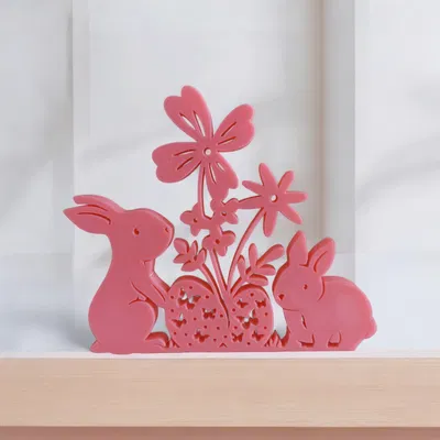 Trang Trí Thỏ Phục Sinh Với Trứng