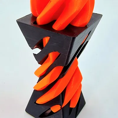 Đồng hồ Cát Không Tưởng Kiểu Kim Tự Tháp & Nón (Phiên bản Khổng Lồ!) Xoắn Ốc Fidget Vortex