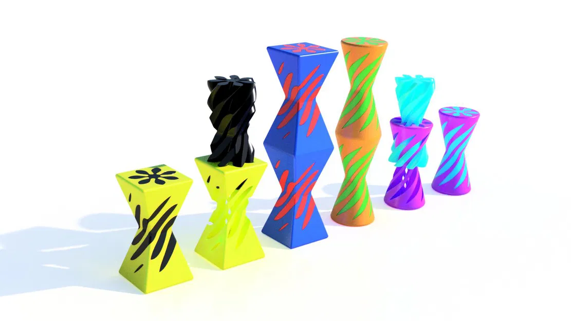 Đồng hồ Cát Không Tưởng Kiểu Kim Tự Tháp & Nón (Phiên bản Khổng Lồ!) Xoắn Ốc Fidget Vortex - Image 9