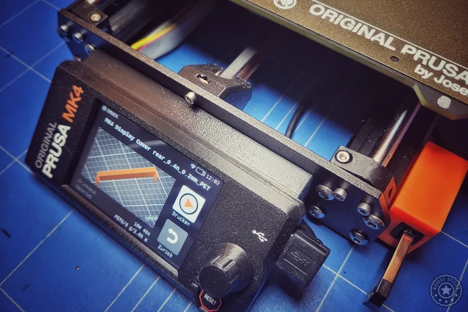 Nắp che khe hở phía sau màn hình Prusa MK4 - Image 1