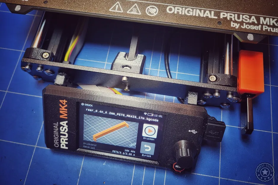 Nắp che khe hở phía sau màn hình Prusa MK4 - Image 2