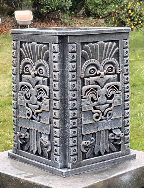 Chậu cây phong cách Aztec - Image 1