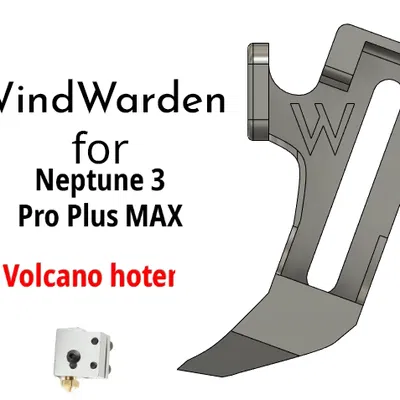 Nâng cấp Volcano WindWarden cho Elegoo Neptune 3 Pro Plus Max 5015 Quạt - Bản Beta V0.2