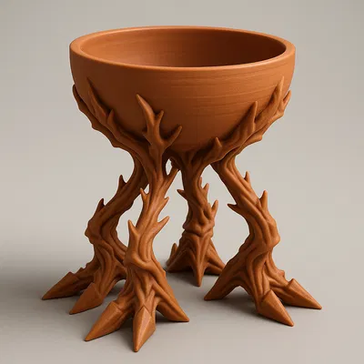 Chậu Cây Quái Vật Đất Nung