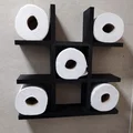 Giá Đỡ Giấy Vệ Sinh Cờ Caro Tic Tac Toe - Thumbnail 3