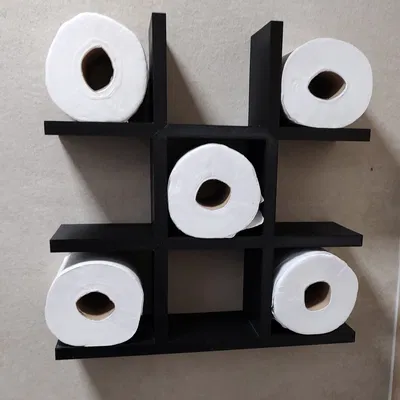 Giá Đỡ Giấy Vệ Sinh Cờ Caro Tic Tac Toe