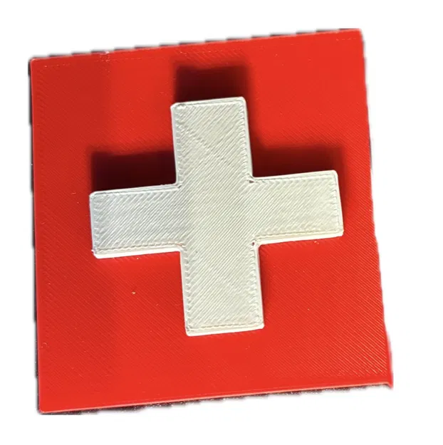 Cờ Thụy Sĩ 60x60mm - Image 2