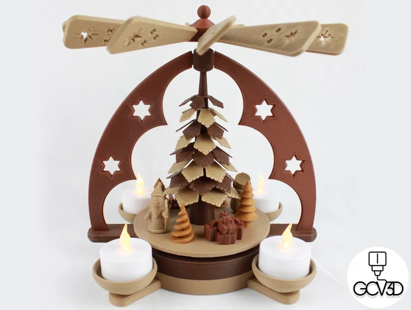 Kim Tự Tháp Đức Truyền Thống (Có Động Cơ) - Image 1