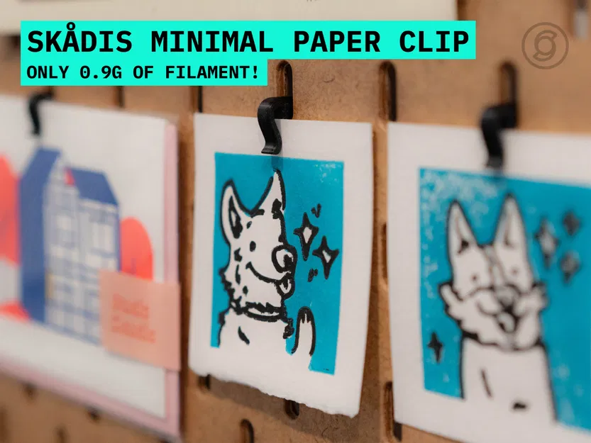 Kẹp giữ giấy, ghi chú, ảnh tối giản IKEA Skadis - Image 1