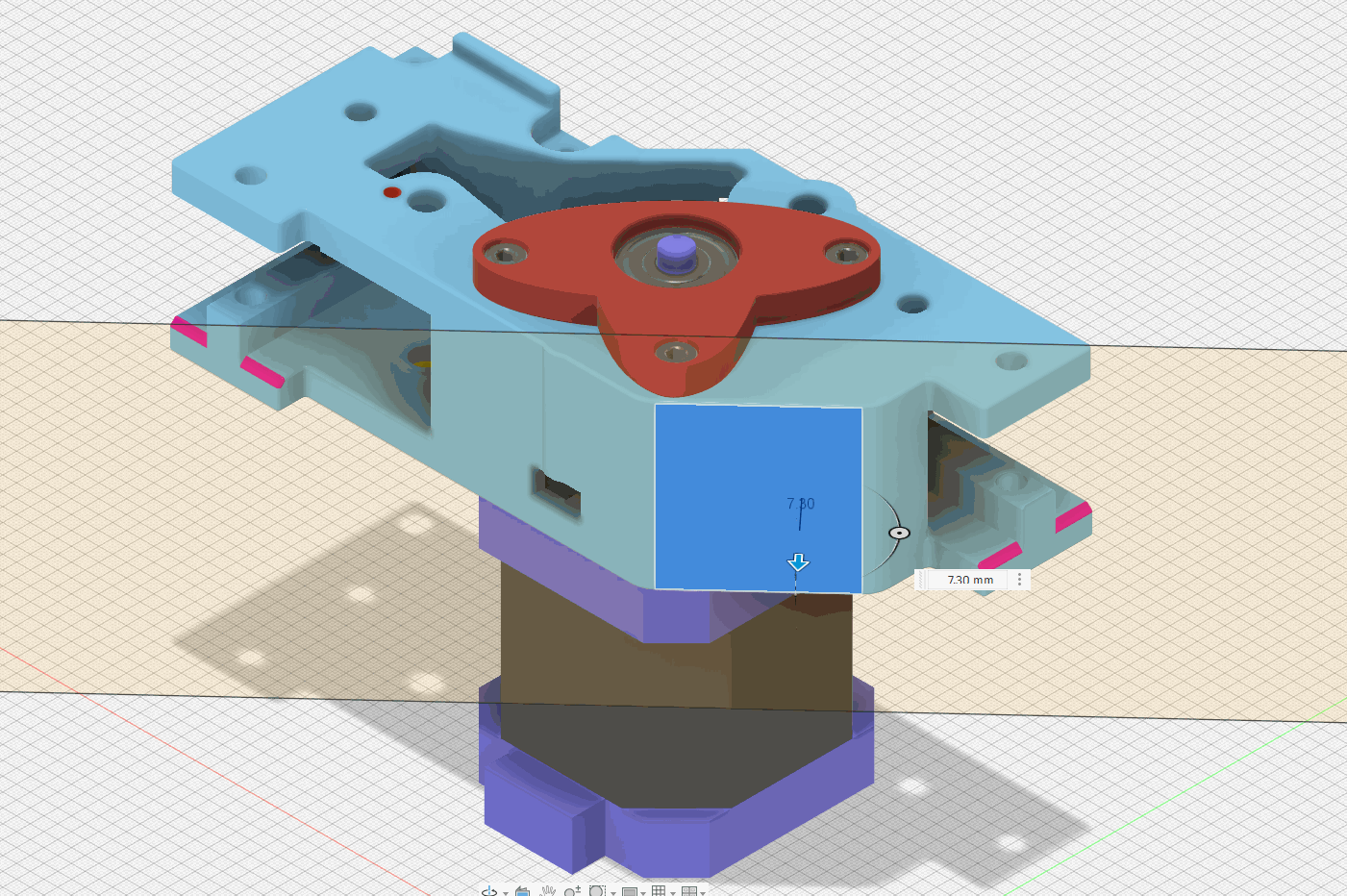 Giá đỡ kép cho động cơ Servo Sovol SV08 - Image 1