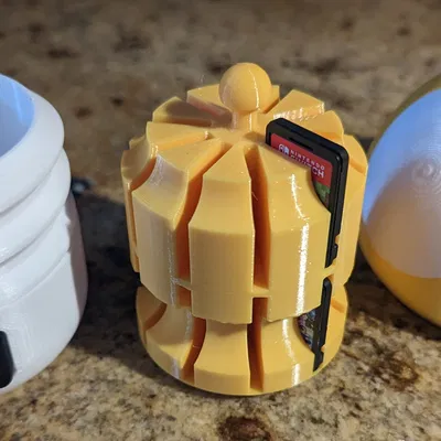 Khay đựng game Nintendo Switch - Cập nhật chiều dài núm đúng!!!