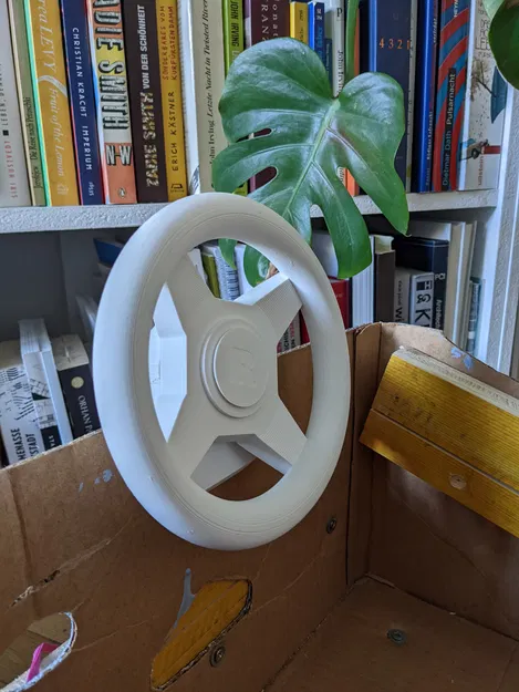 Vô Lăng Đồ Chơi Cho Xe Ô Tô Bằng Bìa Carton - Image 7