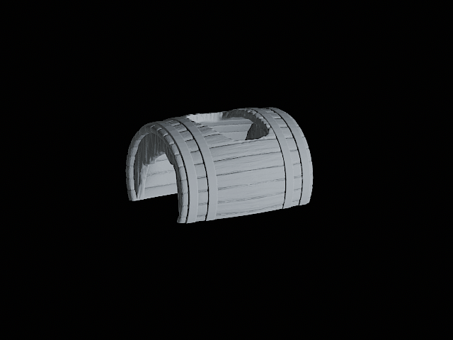 Trang Trí Thùng Gỗ Vỡ Cho Bể Cá/Bể Bò Sát/Mô Hình Mini - Thumbnail 2