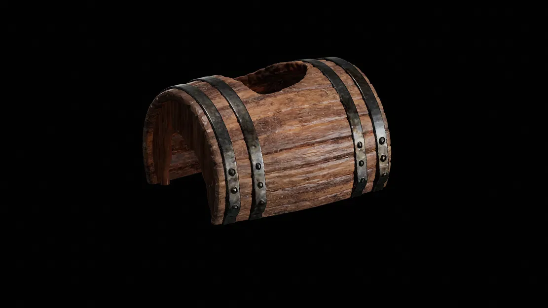 Trang Trí Thùng Gỗ Vỡ Cho Bể Cá/Bể Bò Sát/Mô Hình Mini - Image 4