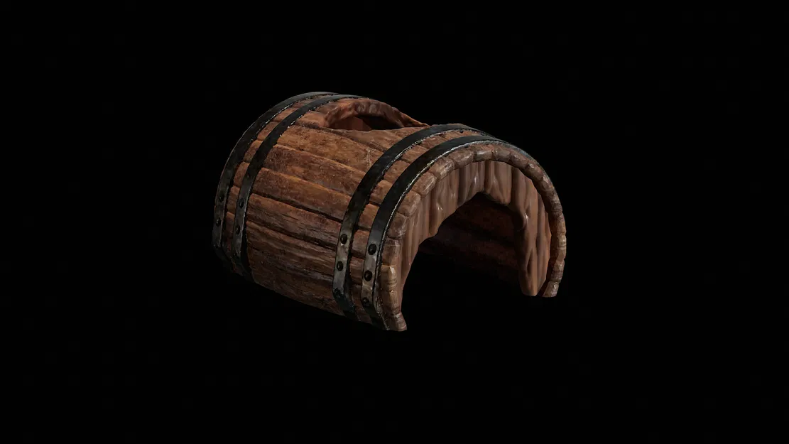 Trang Trí Thùng Gỗ Vỡ Cho Bể Cá/Bể Bò Sát/Mô Hình Mini - Image 7