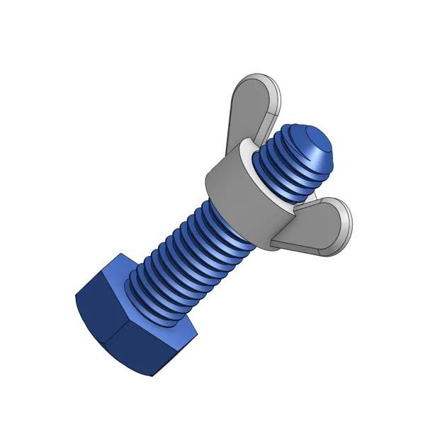 Đai ốc cánh bướm cho bu lông M8-1.25 - Image 1