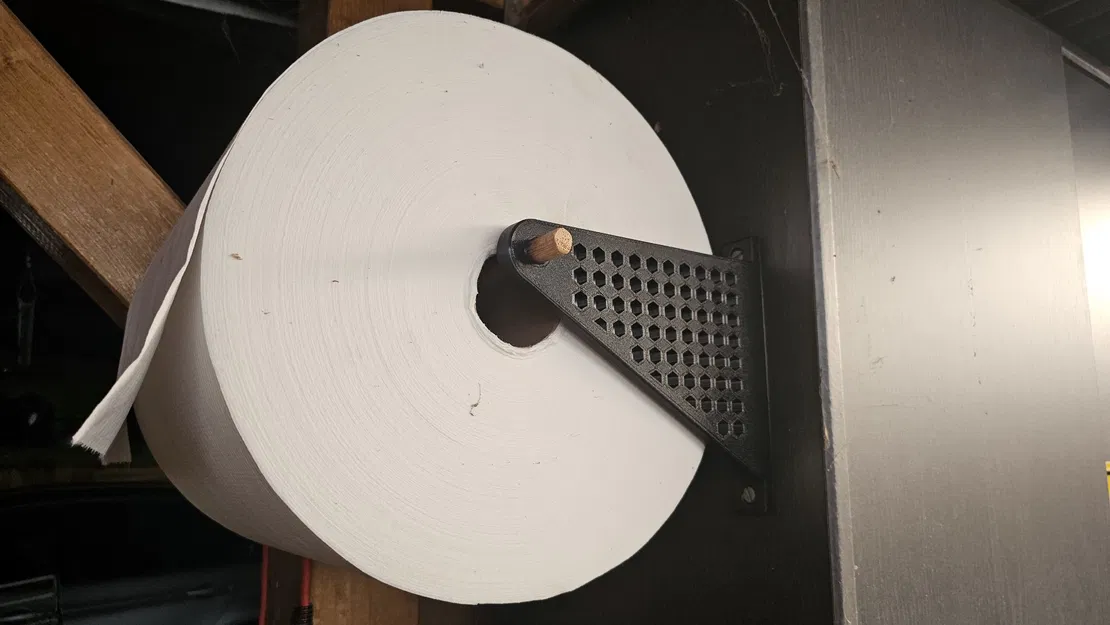 Chân đế giữ giấy lau cuộn tối đa 380 mm - Image 1