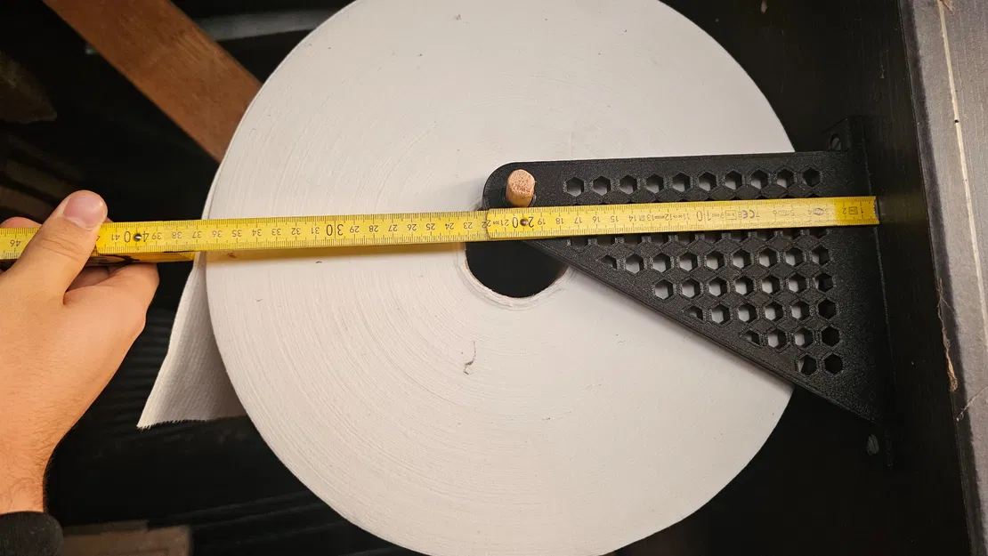 Chân đế giữ giấy lau cuộn tối đa 380 mm - Image 3