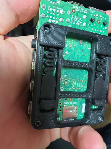 Giá đỡ din rail thấp cho LRS-200, RS-25, raspberry pi (3 hoặc 4 và zero 2), và BTT octopus - Image 2